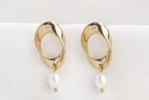 Boucles d'oreilles Camilla Pearl 