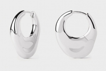 Boucles d'oreilles Volcano Argent