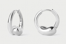 Boucles d'oreilles Loop Argent