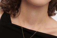 Collier Sand Solitary doré