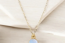 Petit Collier Anita Nacre Blanche