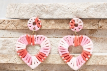 Boucles d'oreilles Thea Nectarine Goyave