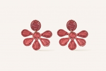 Boucles d'oreilles Fiorenza Bourgogne