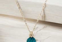 Petit Collier Anita Malachite