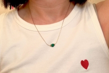 Collier chaine Stone Malachite