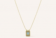Collier Ange Aqua