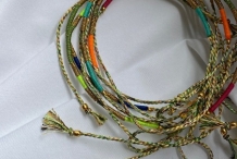 Bracelet Cordon Porte Bonheur Sukh Turquoise