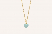 Collier Cuore Aqua