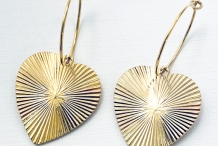 Boucles d'oreilles Big Heart 