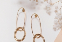 Boucles d'oreilles Mathilde Oval