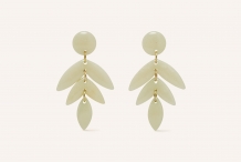 Boucles d'oreilles Fanou Aqua Nacre