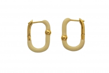 Boucles d'oreilles Mini Georgy Vanille