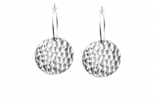 Grandes boucles d'oreilles Syracuse plaquées argent