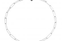 Collier Akela plaqué argent