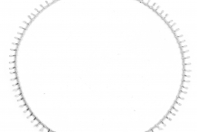 Collier Naples plaqué argent