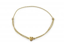 Bracelet Amore cordon doré