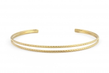 Bracelet Croisé Double 