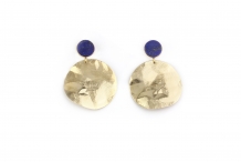 Boucles d'oreilles Dune M Lapis-lazuli