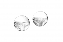 Boucles d'oreilles puces Empire plaqué argent