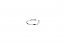 Cuff lisse plaqué argent