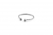 Cuff diamanté plaqué argent