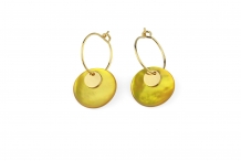 Boucles d'oreilles Shell aurore