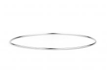 Jonc Lady plaqué argent