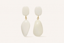 Boucles d'oreilles Mathylde Ecru