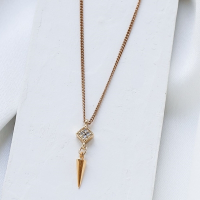 Collier Lux transparent