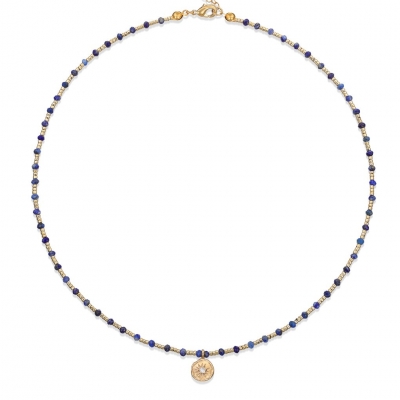 Collier Yara Bleu Marine