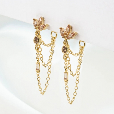 Boucles d'oreilles Zoé Poudres