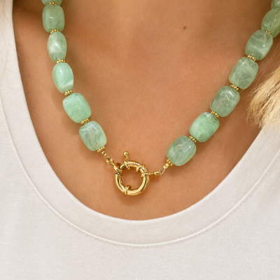 Collier Aurore Celadon