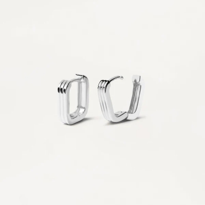 Boucles d'oreilles Nova Argent