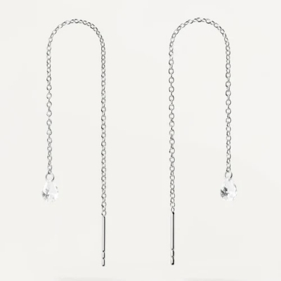 Boucles d'oreilles Waterfall drop Argent