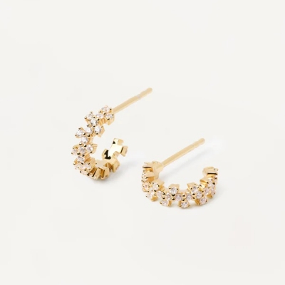 Boucles d'oreilles Little Crown Doré