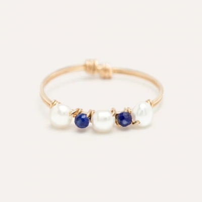 Bague Bouton Marinière