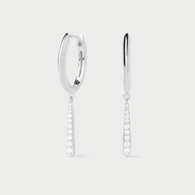 Boucles d'oreilles Olga Argent