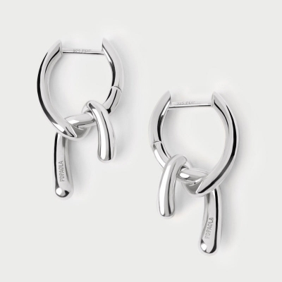 Boucles d'oreilles Mini Twist Argent