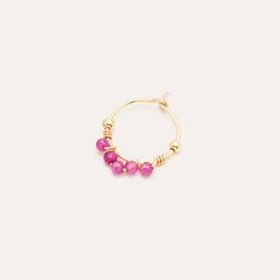 Mini Créole Dentelle Rubellite