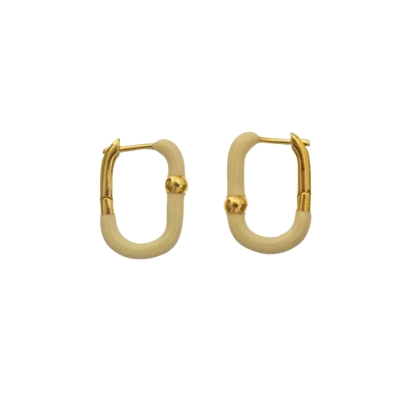 Boucles d'oreilles Mini Georgy Vanille