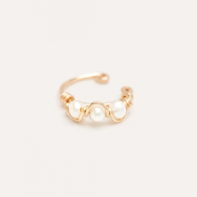 Faux piercing Vague Perle de culture 