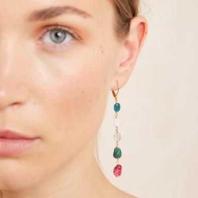 Boucles d'oreilles Gabbi Turquoise