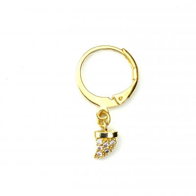 Mini créole mini corne cristal