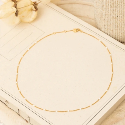 Collier Zoelie Blanc