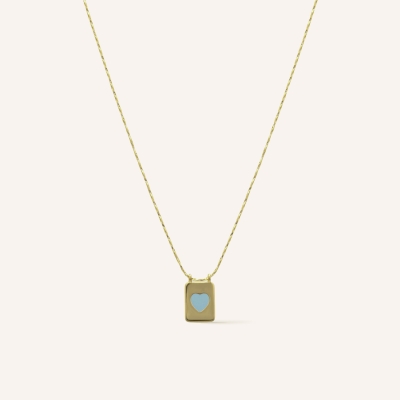 Collier Ange Aqua