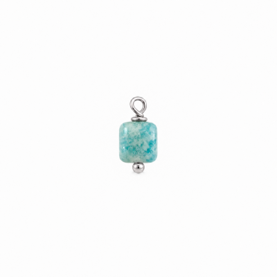 Pendentif Stone Amazonite plaqué argent