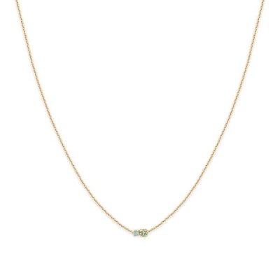 Collier court Amants chrysolite