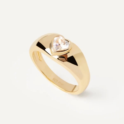Bague Bright Heart Dorée