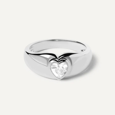 Bague Bright Heart Argent