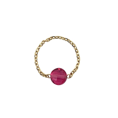 Bague Marion lentille Hydro Tourmaline